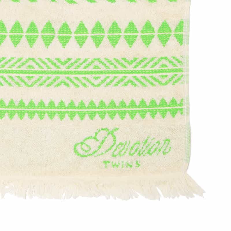 DEVOTION TWINS タオルブランケット GREEN