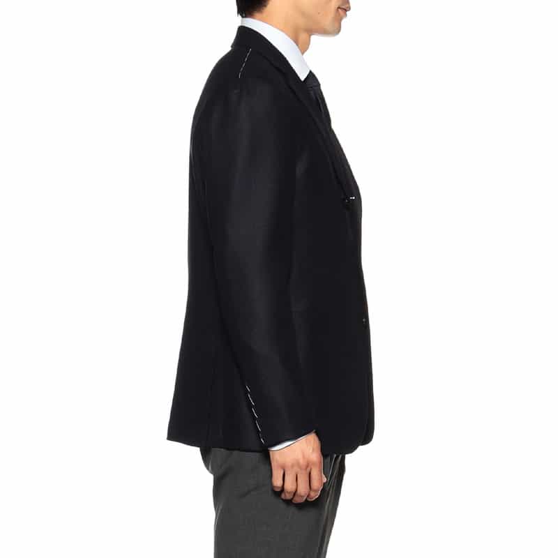 BARNEYS NEW YORK 段返り3Bジャケット “MADISON GOLD“ NAVY