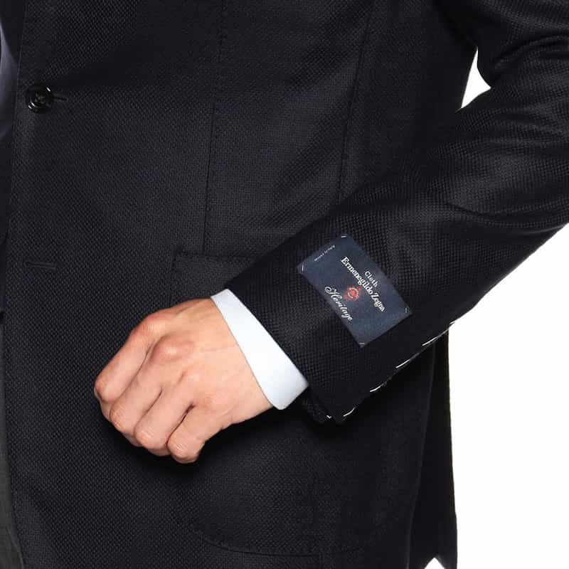 BARNEYS NEW YORK 段返り3Bジャケット “MADISON GOLD“ NAVY