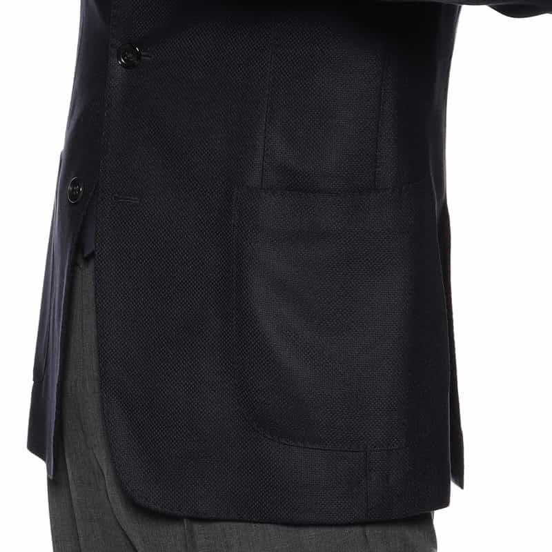 BARNEYS NEW YORK 段返り3Bジャケット “MADISON GOLD“ NAVY