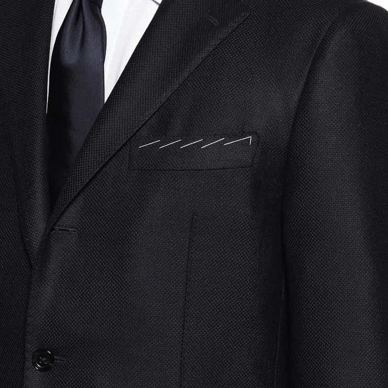 BARNEYS NEW YORK 段返り3Bジャケット “MADISON GOLD“ NAVY