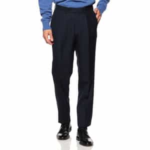 1プリーツマイクロ千鳥柄ウールパンツ