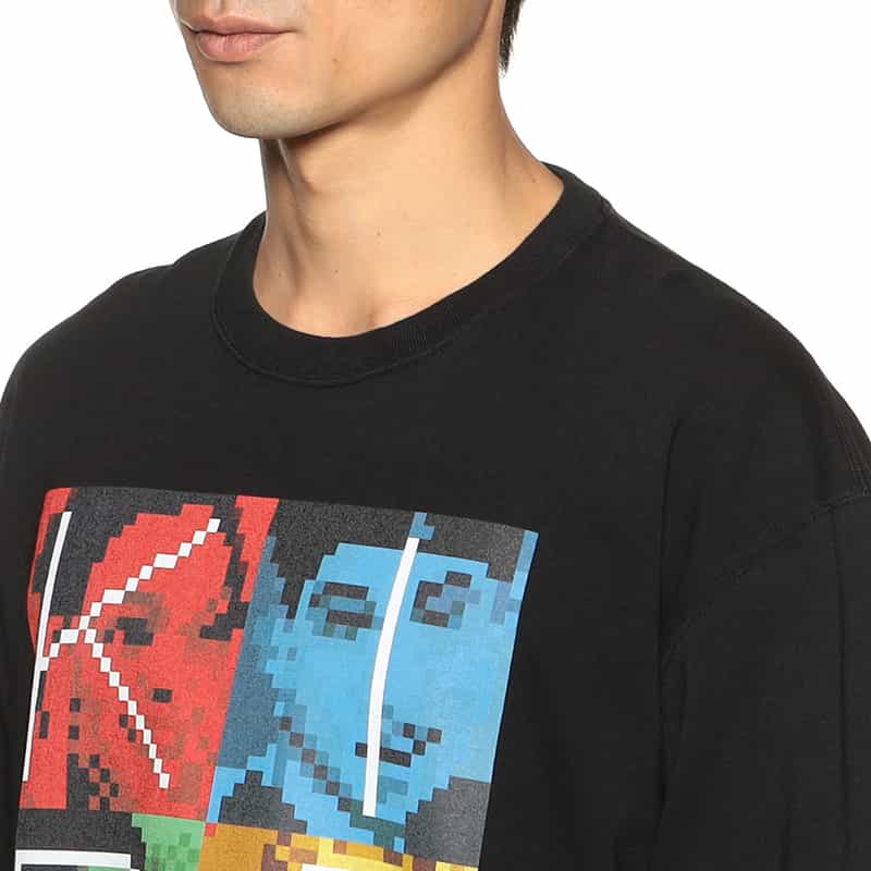 LARRY CLARK バーニーズ ニューヨーク限定プリントロングスリーブTシャツ BLACK