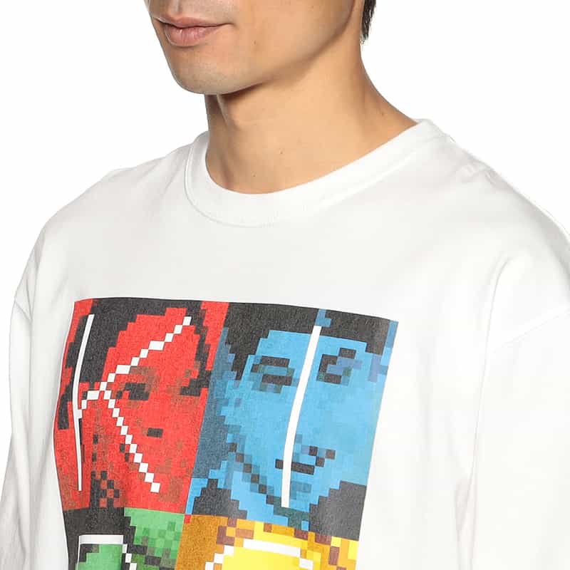 LARRY CLARK バーニーズ ニューヨーク限定プリントロングスリーブTシャツ WHITE