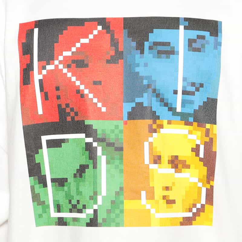 LARRY CLARK バーニーズ ニューヨーク限定プリントロングスリーブTシャツ WHITE