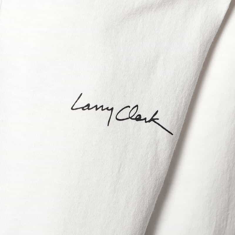 LARRY CLARK バーニーズ ニューヨーク限定プリントロングスリーブTシャツ WHITE