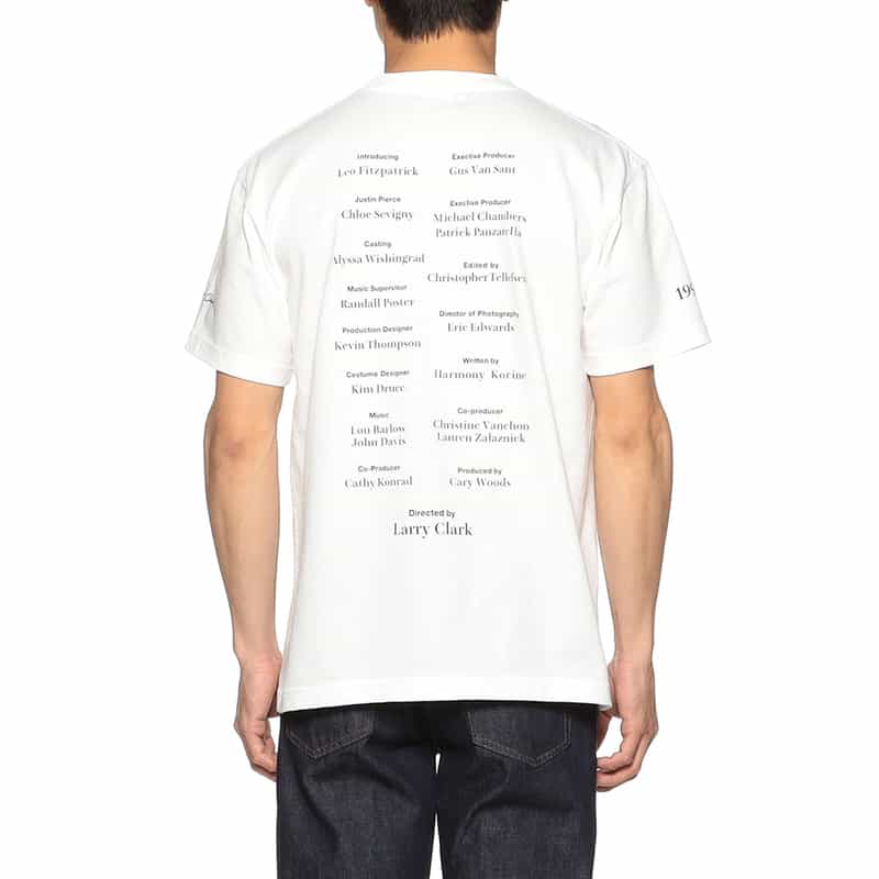LARRY CLARK バーニーズ ニューヨーク限定プリントTシャツ WHITE