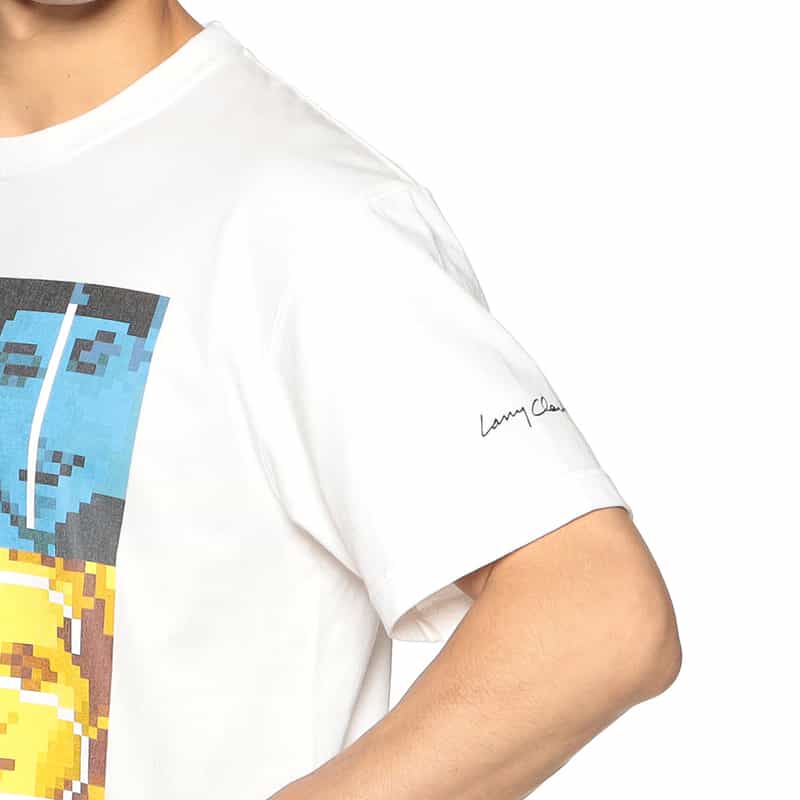 LARRY CLARK バーニーズ ニューヨーク限定プリントTシャツ WHITE