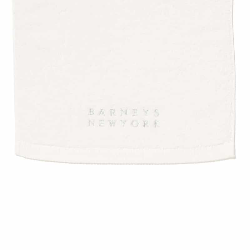 BARNEYS NEW YORK フェイスタオルセット （ライトグレー & ホワイト） L.GRAY WHITE