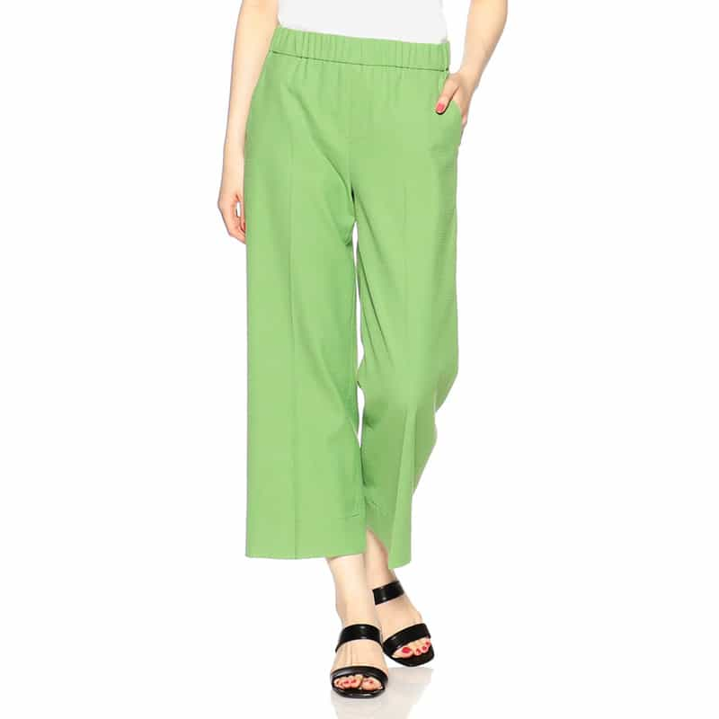 BARNEYS NEW YORK セットアップウォッシャブルクロップドパンツ GREEN