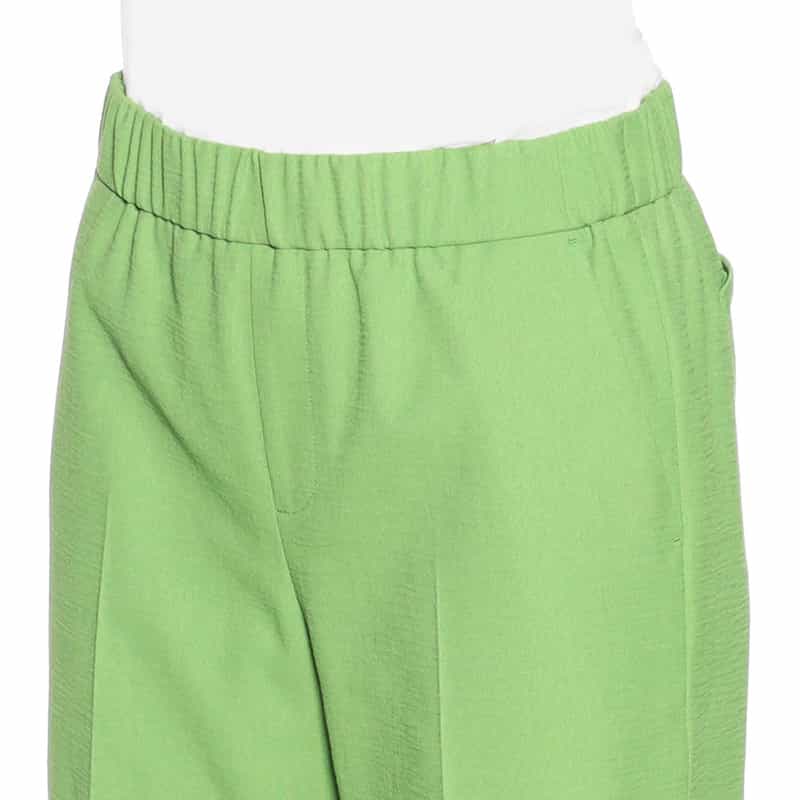 BARNEYS NEW YORK セットアップウォッシャブルクロップドパンツ GREEN