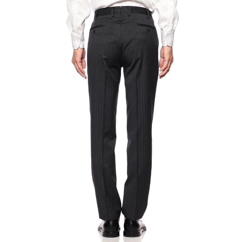 BARNEYS NEW YORK ピンストライプ柄ウールスーツ “MANHATTAN” NAVY