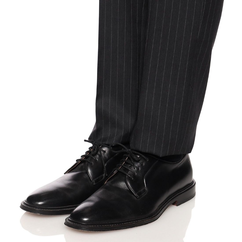 BARNEYS NEW YORK ピンストライプ柄ウールスーツ “MANHATTAN” NAVY