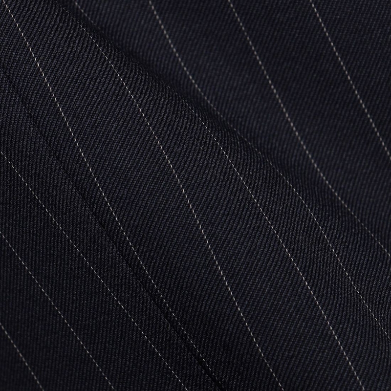 BARNEYS NEW YORK ピンストライプ柄ウールスーツ “MANHATTAN” NAVY