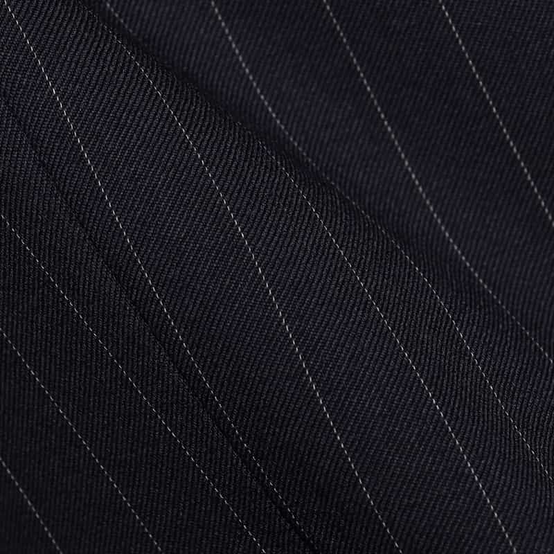 BARNEYS NEW YORK ピンストライプ柄ウールスーツ “MANHATTAN" NAVY