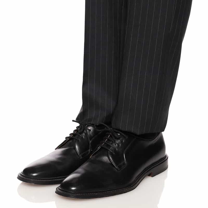 BARNEYS NEW YORK ピンストライプ柄ウールスーツ “MANHATTAN" DARK GRAY