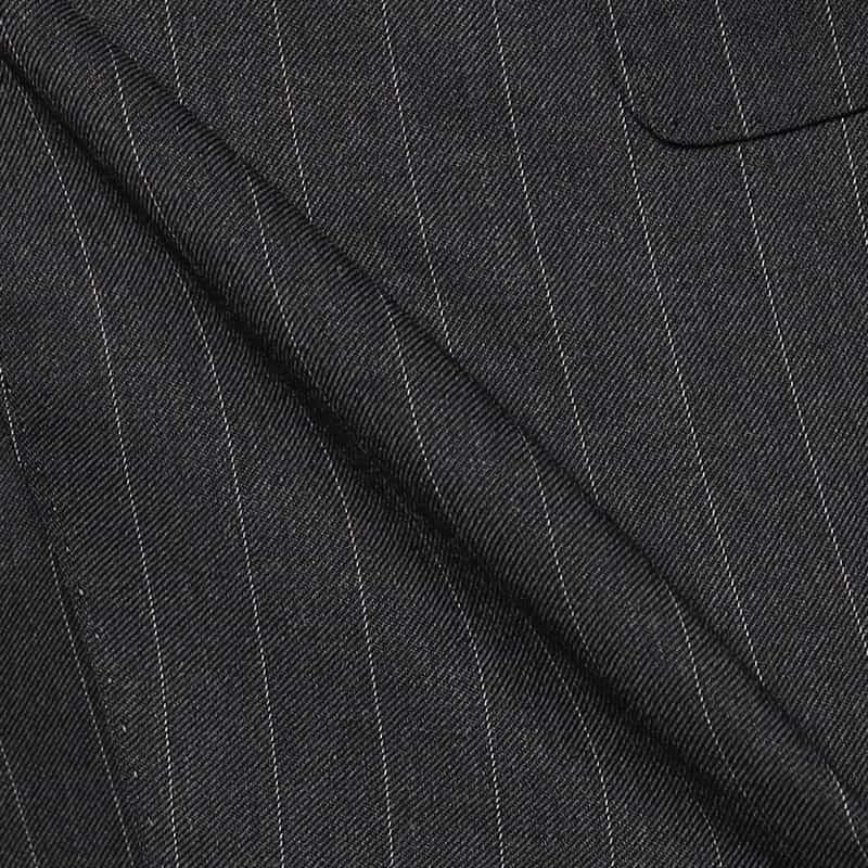 BARNEYS NEW YORK ピンストライプ柄ウールスーツ “MANHATTAN" DARK GRAY