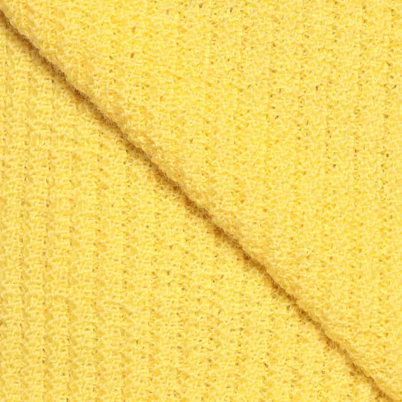 BARNEYS NEW YORK ワッフルモックネックニットプルオーバー YELLOW