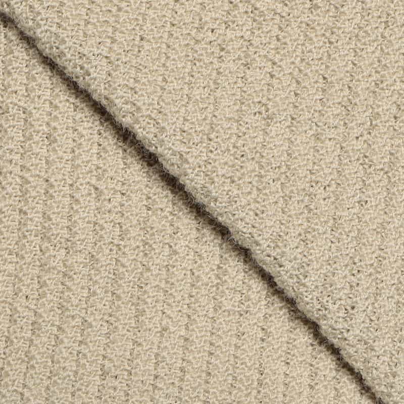 BARNEYS NEW YORK ワッフルモックネックニットプルオーバー GRAY