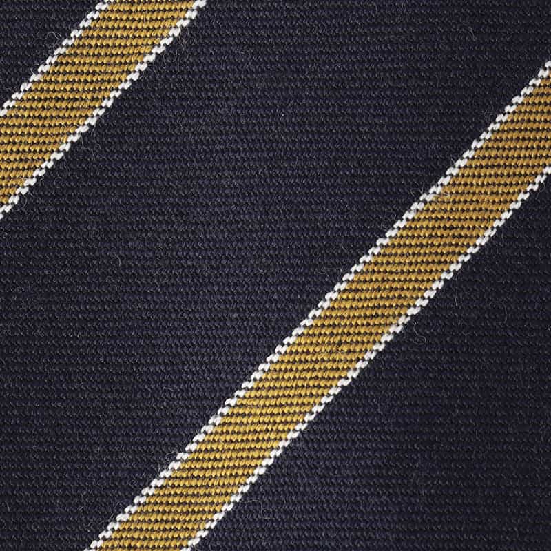 STEFANO BIGI ストライプ柄タイ NAVY