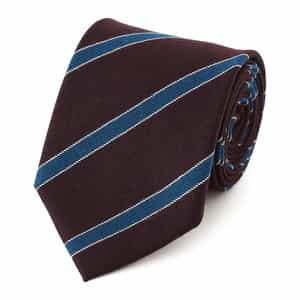 ストライプ柄タイ