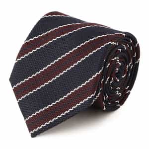 ストライプ柄タイ