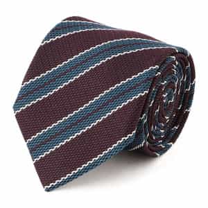 ストライプ柄タイ