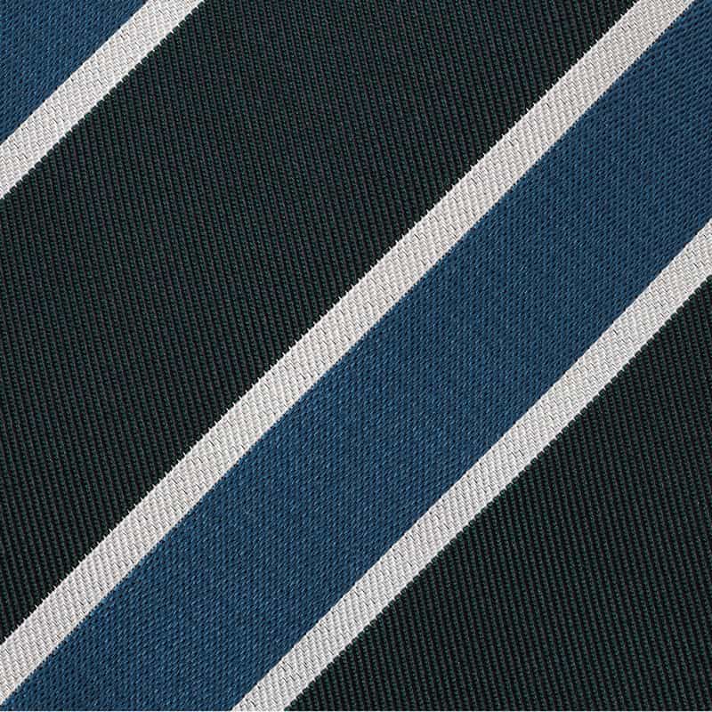 STEFANO BIGI ストライプ柄タイ GREEN