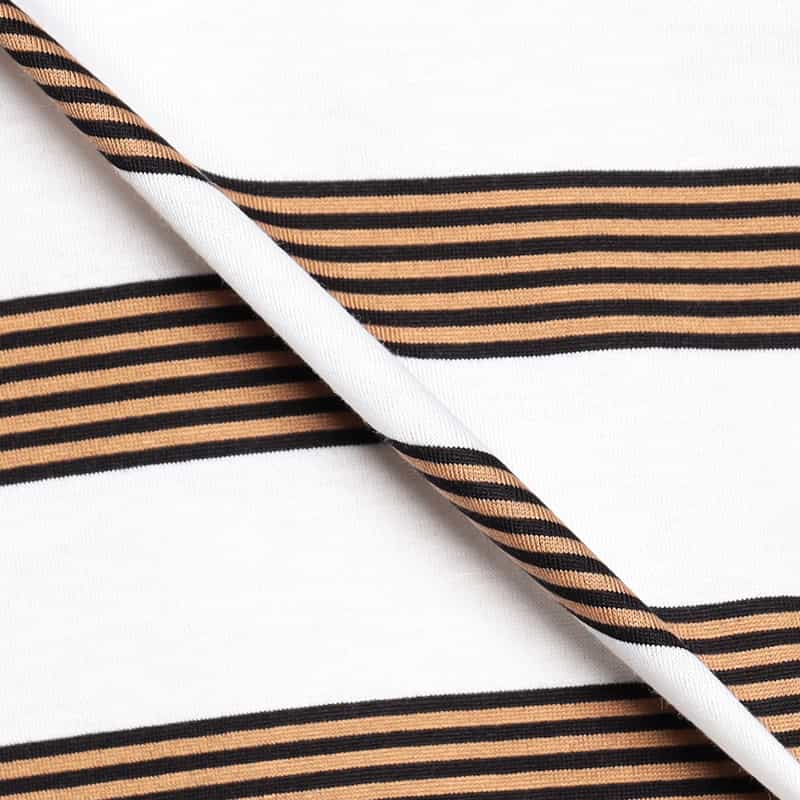 BARNEYS NEW YORK オーバーサイズボーダーTシャツ WHITE