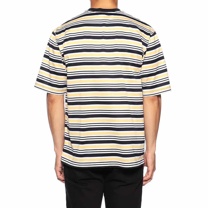 BARNEYS NEW YORK オーバーサイズボーダーTシャツ NAVY