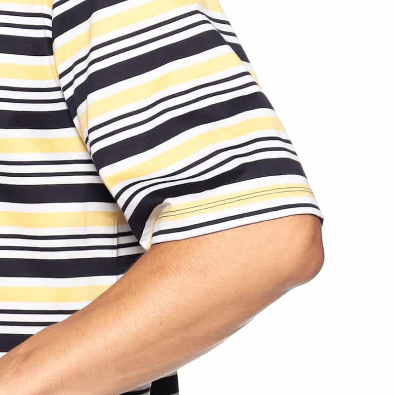 BARNEYS NEW YORK オーバーサイズボーダーTシャツ NAVY