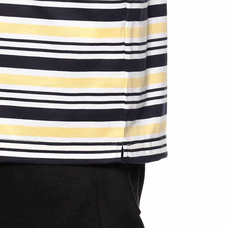 BARNEYS NEW YORK オーバーサイズボーダーTシャツ NAVY