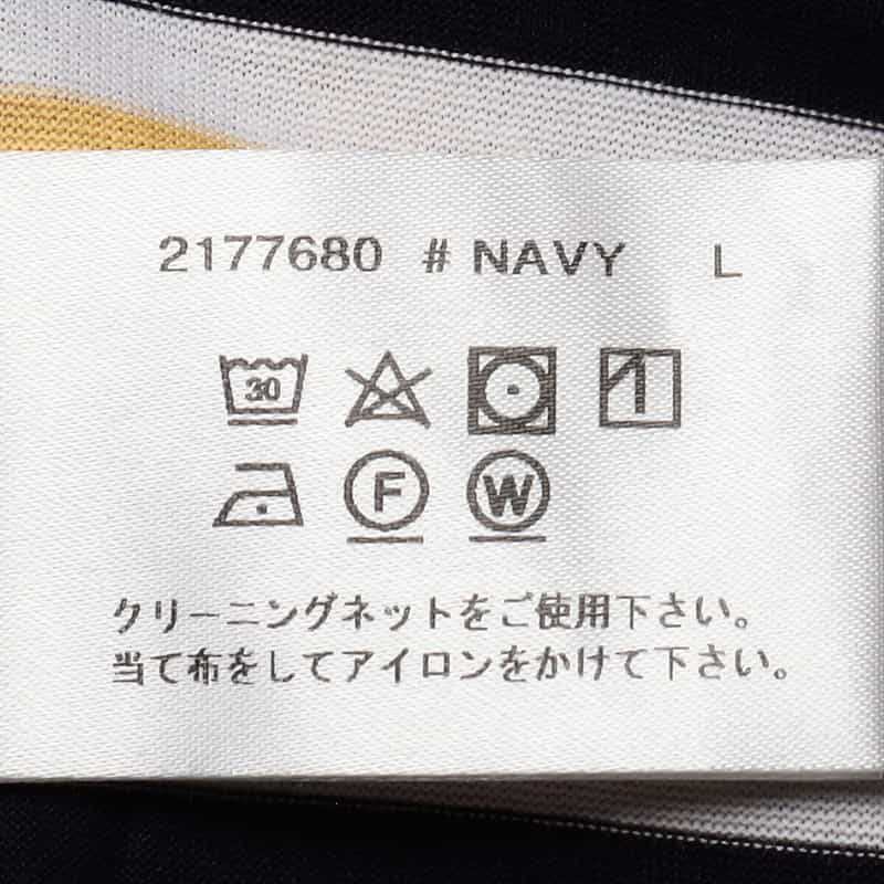 BARNEYS NEW YORK オーバーサイズボーダーTシャツ NAVY