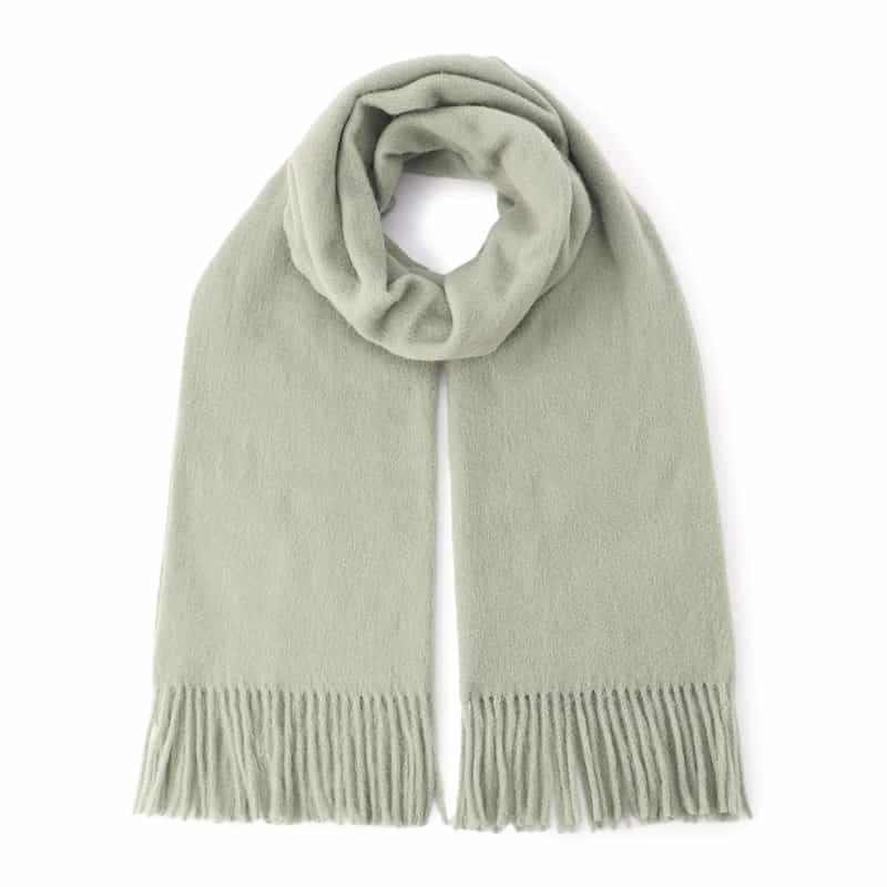 ASAUCE MELER スカーフ LIGHT GREEN
