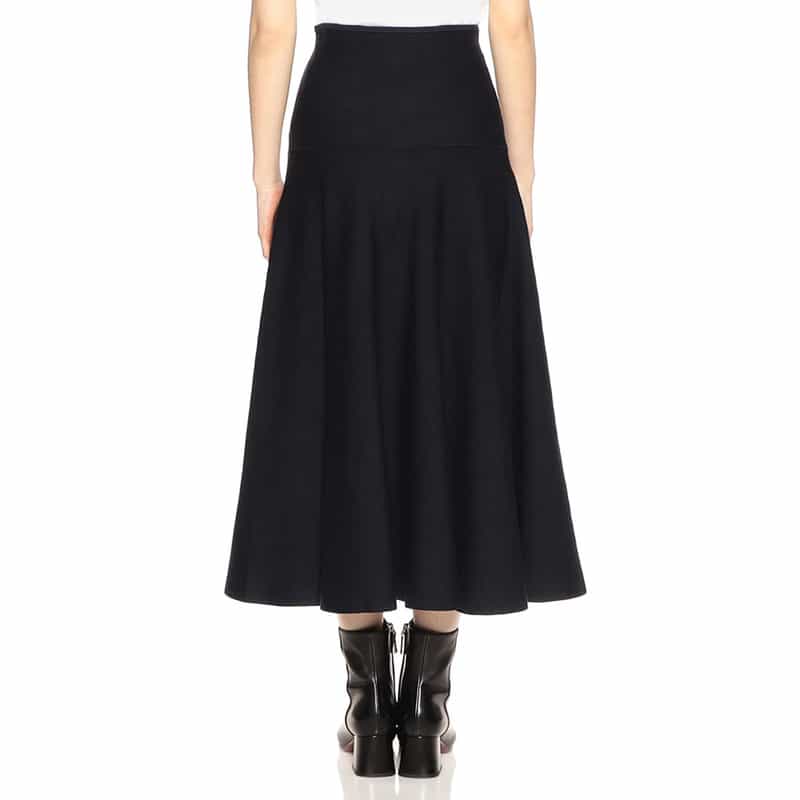 3.1 PHILLIP LIM ミディフレアスカート NAVY