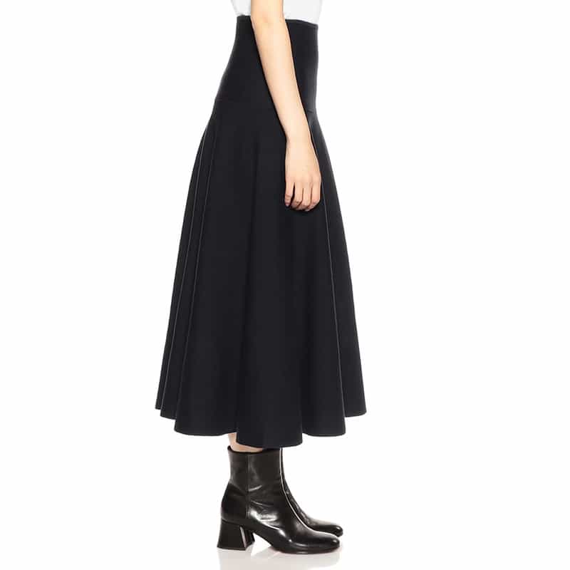 3.1 PHILLIP LIM ミディフレアスカート NAVY