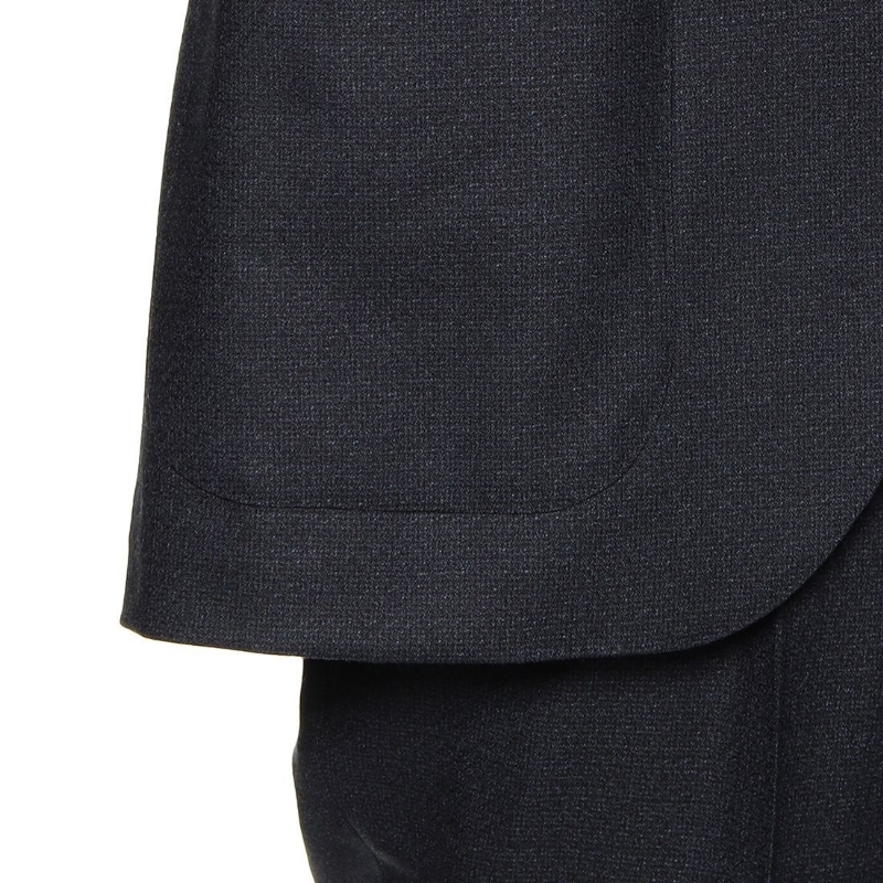 BARNEYS NEW YORK マイクロ千鳥柄スーツ NAVY