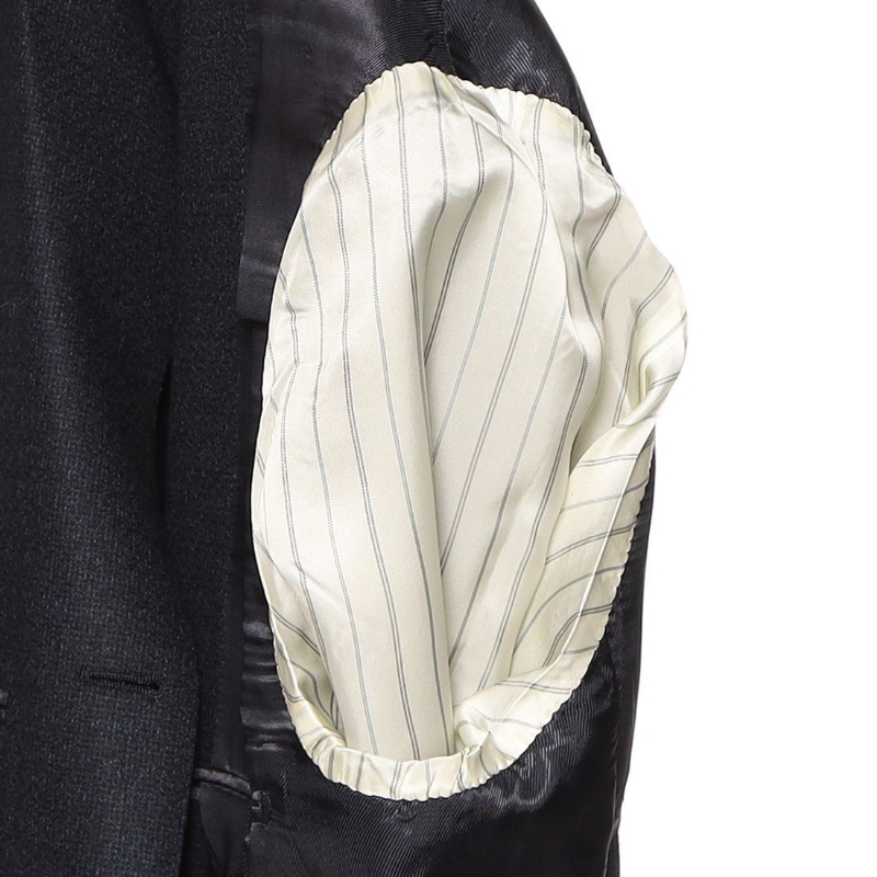 BARNEYS NEW YORK マイクロ千鳥柄スーツ NAVY