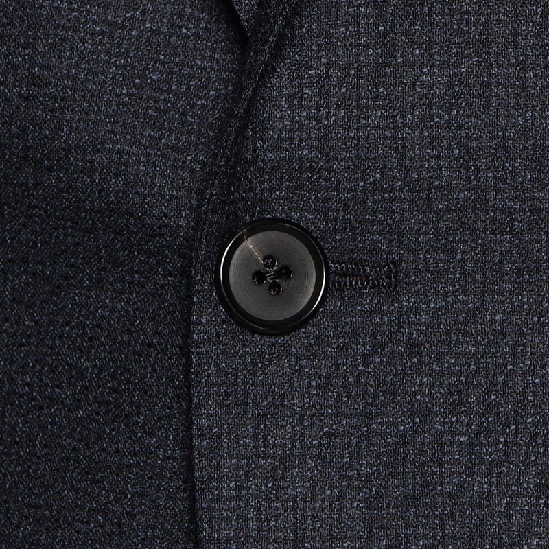 BARNEYS NEW YORK マイクロ千鳥柄スーツ NAVY