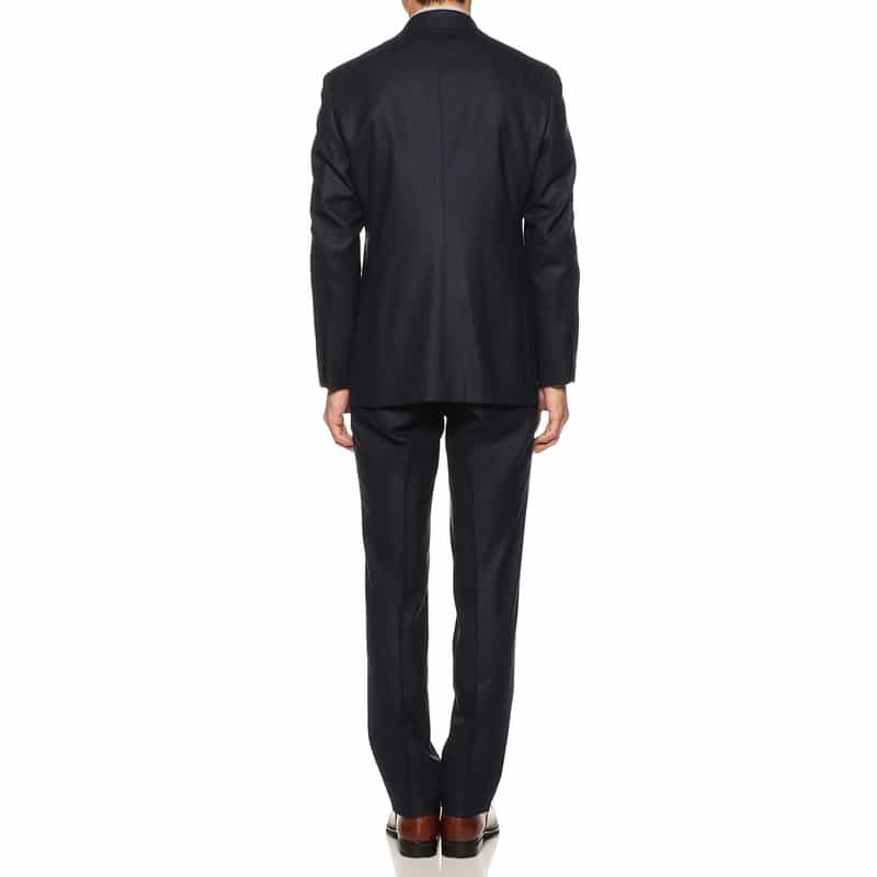 BARNEYS NEW YORK マイクロ千鳥柄スーツ NAVY