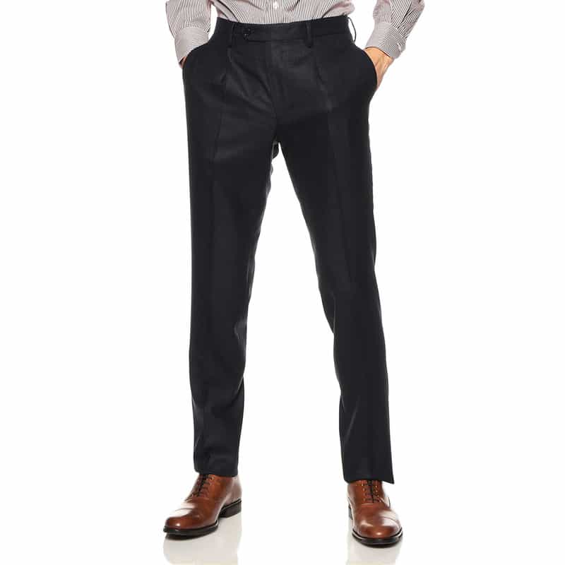 BARNEYS NEW YORK マイクロ千鳥柄スーツ NAVY