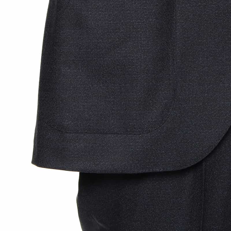 BARNEYS NEW YORK マイクロ千鳥柄スーツ NAVY