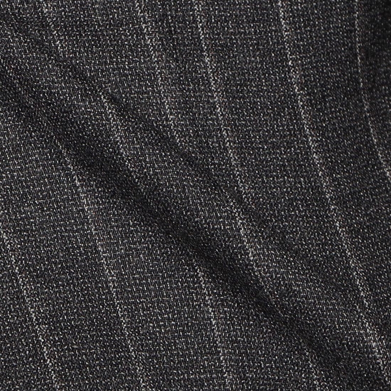 BARNEYS NEW YORK メランジ調ストライプ柄スーツ DARK GRAY
