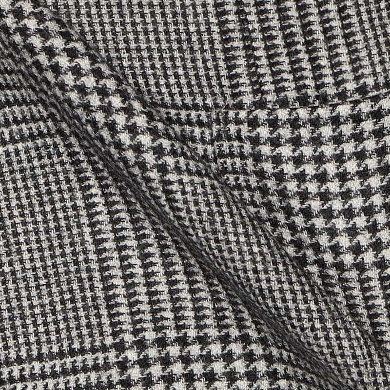 BARNEYS NEW YORK グレンチェック柄スーツ BLACK