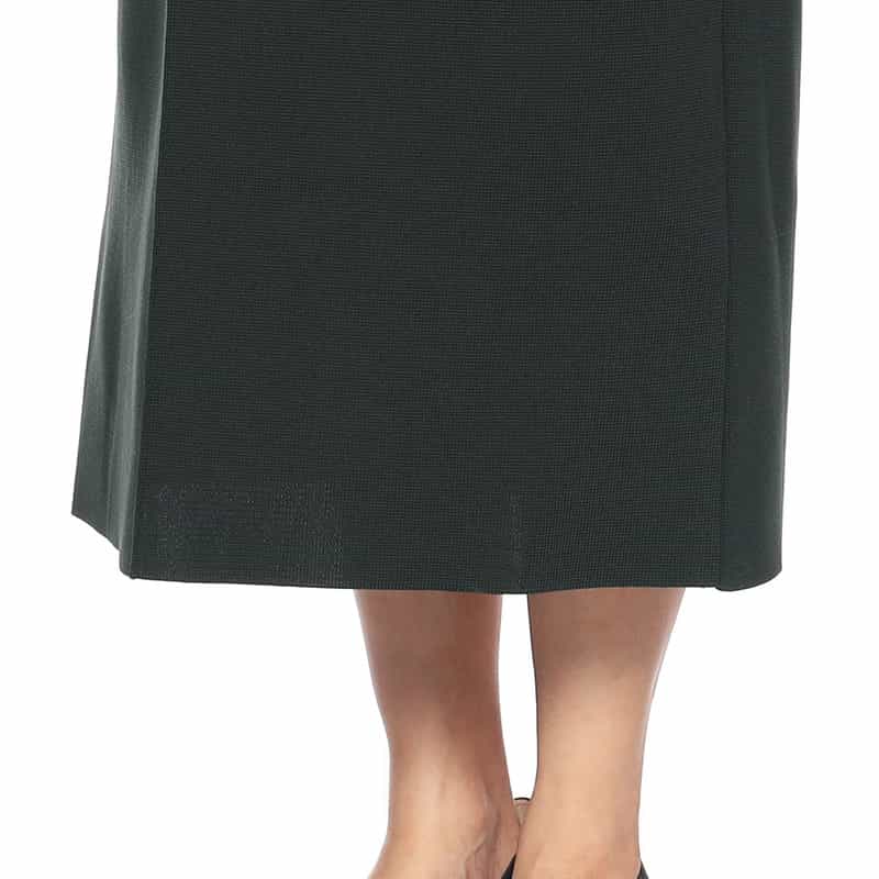 BARNEYS NEW YORK ノースリーブVネックドレス DARK GRAY