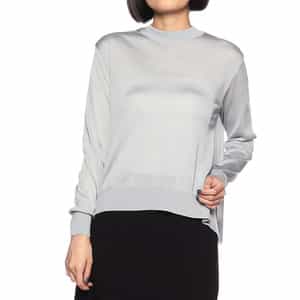 バックリボンニットプルオーバー