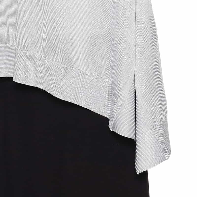 BARNEYS NEW YORK バックリボンニットプルオーバー LIGHT BLUE
