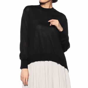 バックリボンニットプルオーバー