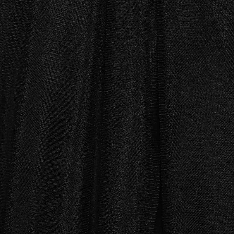 HYKE チュールミニスカート BLACK