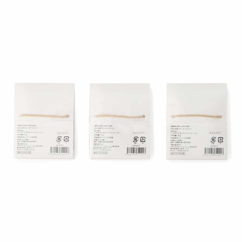 CLAYD CLAYD＜クレイド＞バスクレイ&フェイスタオルセット／ホワイト WHITE